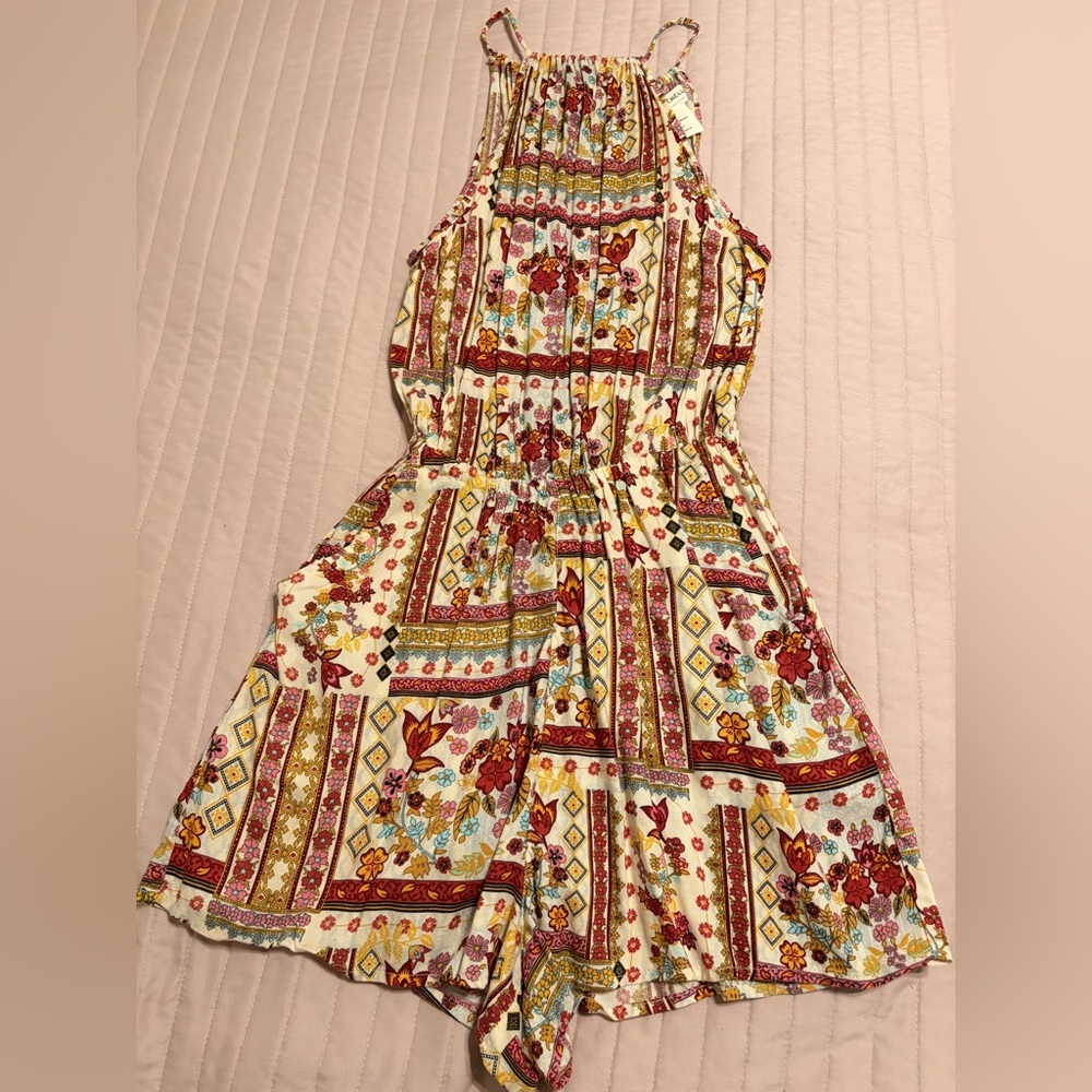 H&M Multicolor Patterned Jumpsuit